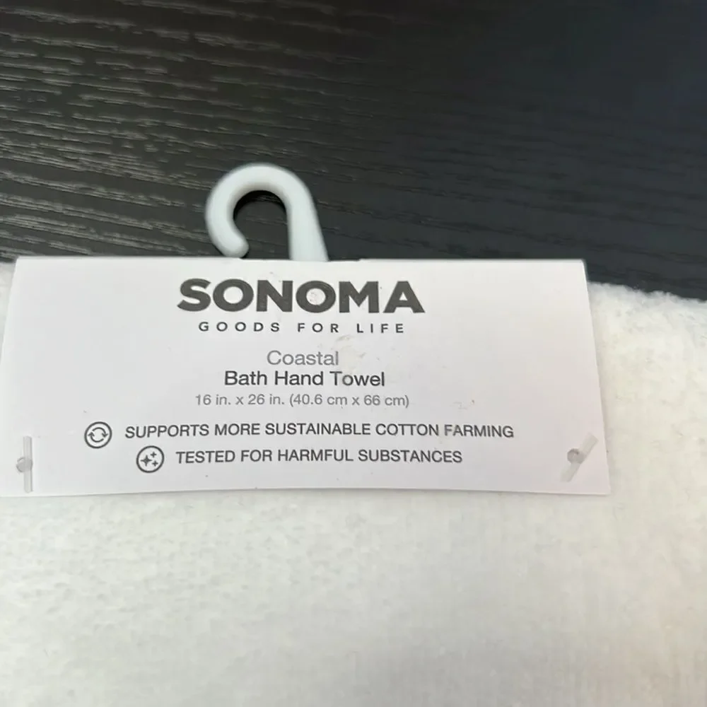 Sonoma Brand Goods for Life Coastal Bath Hand Towel